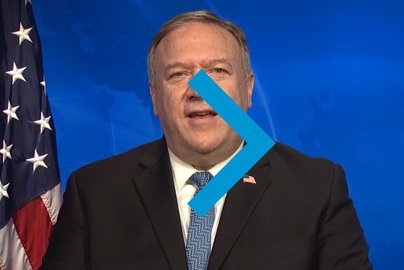 Link to video message Pompeo